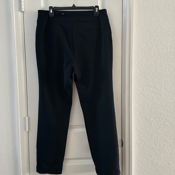 Charter Club Womens Cambridge Slim Black Pants Size 12 Rayon/Nylon/Spandex Blend - Picture 2 of 7